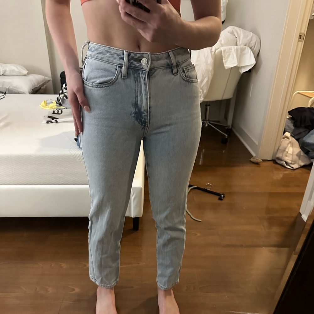 Pacsun Light Wash Mom Jeans straight leg